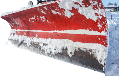 Snow Plow - Snow (500x309), Png Download