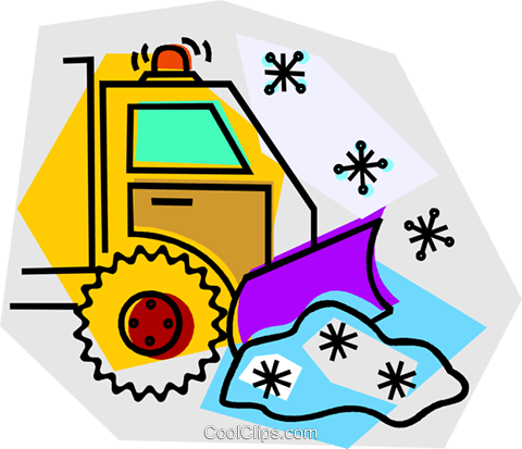 Snow Plow Royalty Free Vector Clip Art Illustration - Snow Plow Clip Art (480x413), Png Download