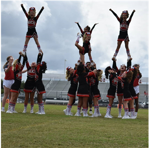 Cheer Off - Cheerleading (500x300), Png Download