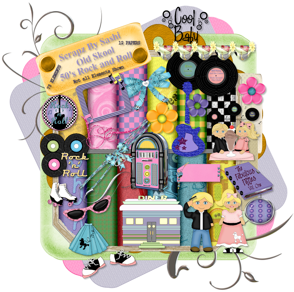 Escape From Reality Blog Ftu Cluster Frames Old Skool - Craft (1200x1200), Png Download