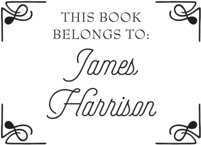 Border - Book Belongs (480x480), Png Download