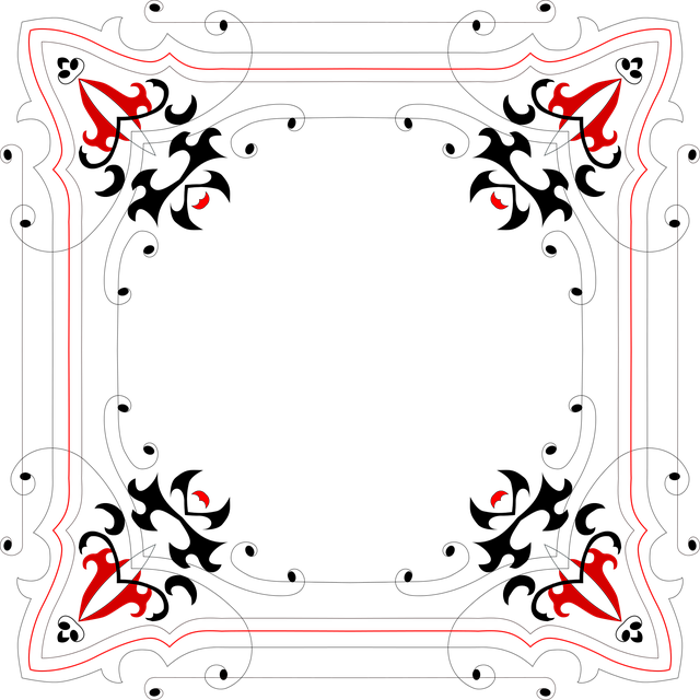 Free Photo Flourish Floral Border Frame Ornamental - Icon (640x640), Png Download