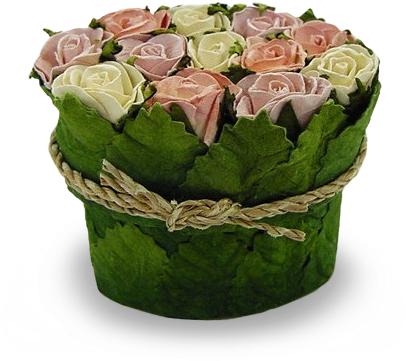 Beige Combination - Flower Box (462x400), Png Download