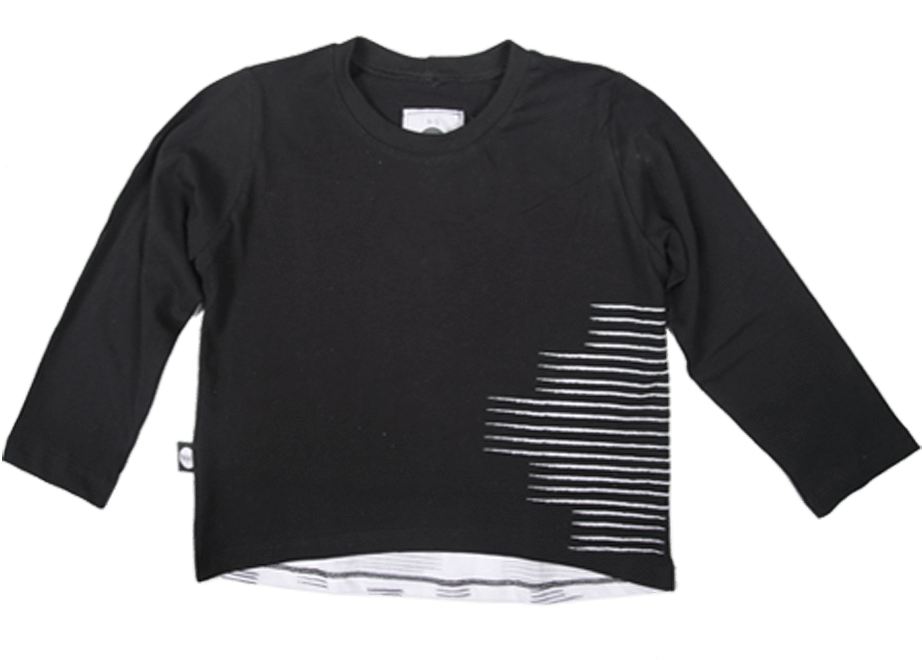 Stairs Black T Shirt - Long-sleeved T-shirt (1000x1500), Png Download