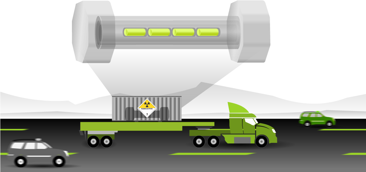 Nuclear Waste Imports Discussion - Truck (1200x612), Png Download