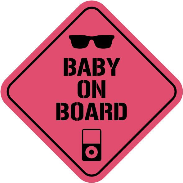 Baby Driver On Board Driver Baby - Baby On Board (800x600), Png Download