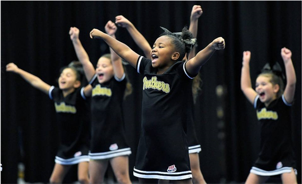 Mm Cheer Team - Cheerleading (960x375), Png Download