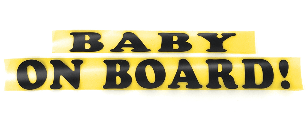 Baby On Board Inserts For Lumisign - Poster (1000x1000), Png Download