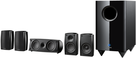 Zoom In - Onkyo Sks-ht690 | 5.1 Channel Home Theater Speaker (640x320), Png Download