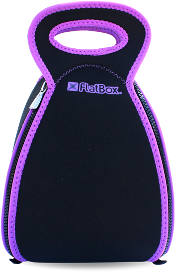 Flatbox Plus Purple/black - Water Bottle (600x600), Png Download