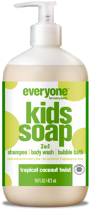Everyone For Kids 3 In 1 Tropical Twist Soap 16 Oz - Liquid Hand Soap (480x480), Png Download