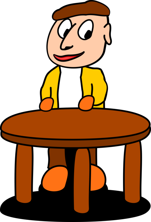 Table Computer Icons Standing Desk - Clip Art (510x750), Png Download