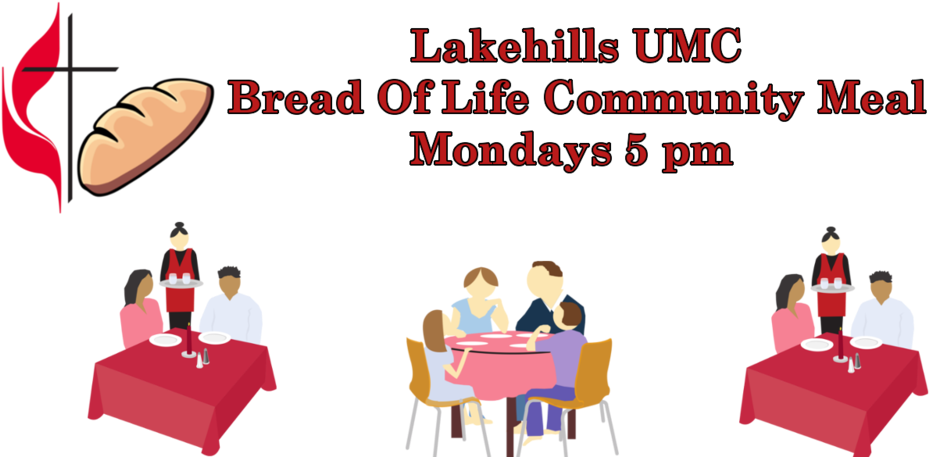 Bread Of Life - Lakehills United Methodist Church (1000x457), Png Download
