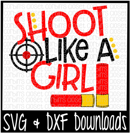 Shoot Like A Girl Cut File By Corbins Svg - Little Brother Biggest Fan Football Svg (720x480), Png Download