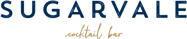 Sugarvale Fulllogo Navygold - Ink (1000x595), Png Download