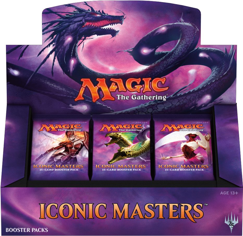 Mtg Magic Iconic Masters Booster Box - Iconic Masters Booster Box (1045x1005), Png Download