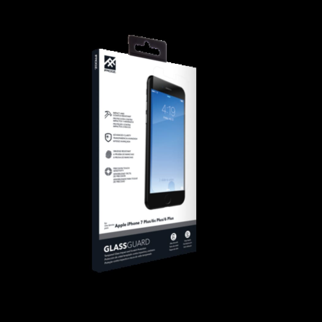 Obral Ifrogz Glass Guard Air Apple Iphone 7 Plus Screen - Mobo Vidrio Protector Ifrogz Iphone 7 (1050x1050), Png Download