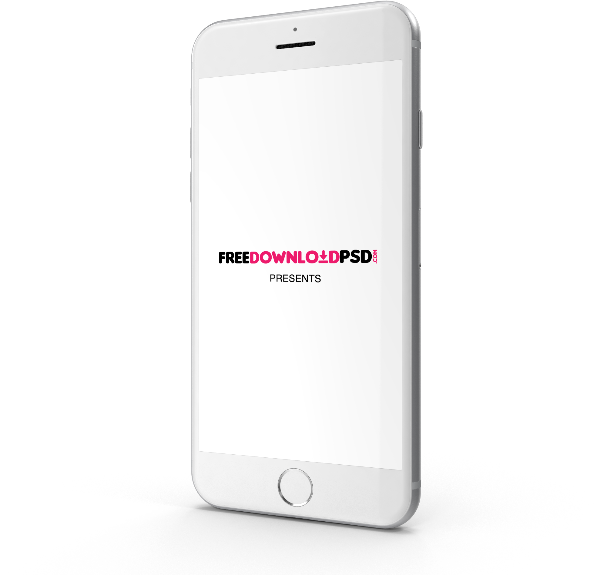 Iphone 7 Silver Mockup Png Right Iphone 7 Silver Mockup White Iphone 7 Mockup Full Size Png Download Seekpng