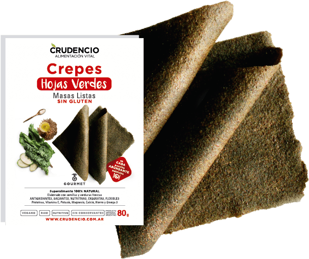 Crepes Hojas Verdes- Crudencio - Crudencio Crepes (683x580), Png Download