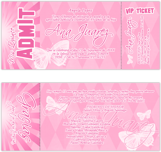 Click - Ticket (640x640), Png Download