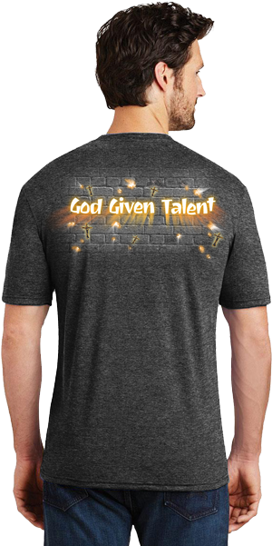 Lucas Truth - Mens Perfect Tri Crew Tee. Dm130 Purple Frost 3xl (600x600), Png Download