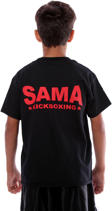 Sama Kids Kickboxing Tshirt - T-shirt (600x709), Png Download