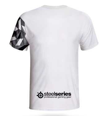Tshirt Steelseries Artisan White 2017 Back-400x400 - Balr Tshirt White (400x400), Png Download