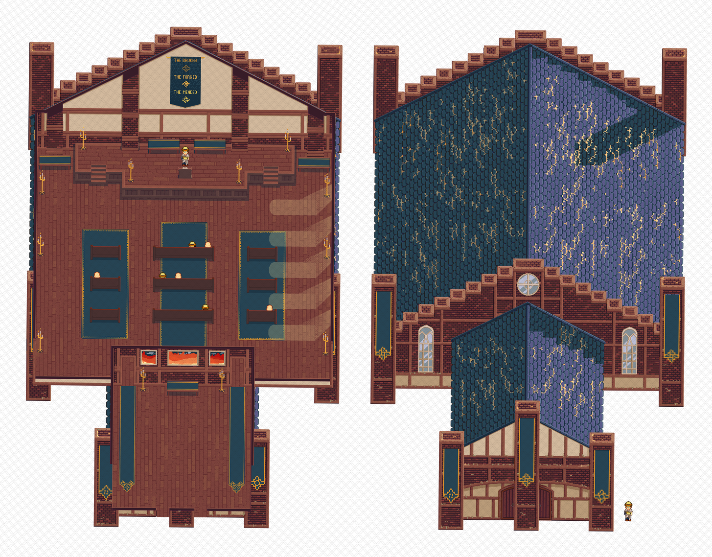 Church - House (1455x1138), Png Download