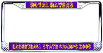 Wincraft Laser Inlaid Metal License Plate Frame (350x350), Png Download