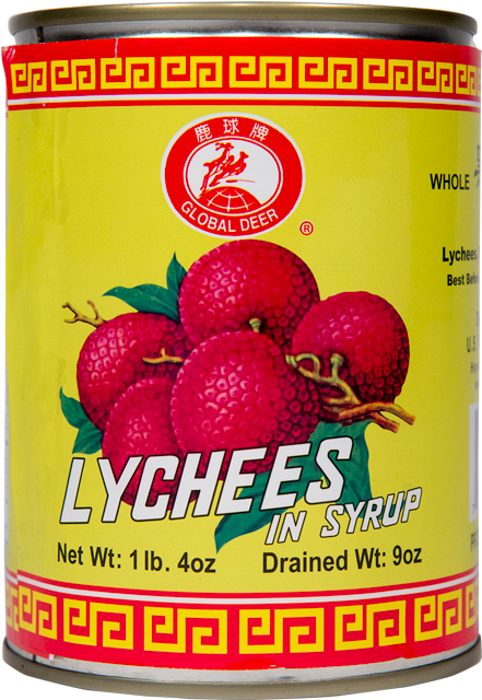 Global Deer Lychee In Syrup - 32305 (640x640), Png Download