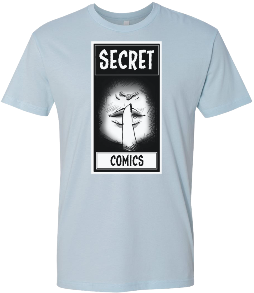 Secret Comics Lips Logo Tee - Comics (944x1024), Png Download