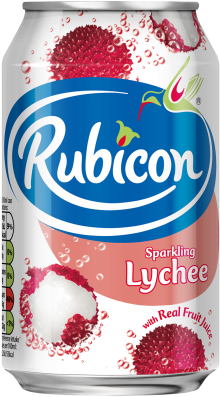 Rubicon Lychee Can 24 X 330ml - Rubicon Drink Lychee (430x404), Png Download