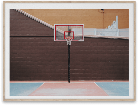 Cities Of Basketball 07 - Paper Collective Cities Of Basketball 07 Poster (530x405), Png Download