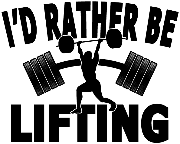 Id Rather Be Lifting Weights Exercise Workout Funny - I'd Rather Be Lifting! Work Out / Weight Lifting / (797x876), Png Download