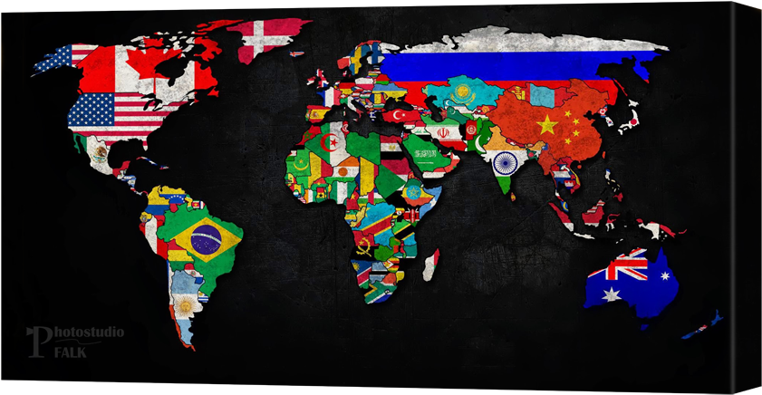 World Maps - Digital World Map Hd (900x514), Png Download
