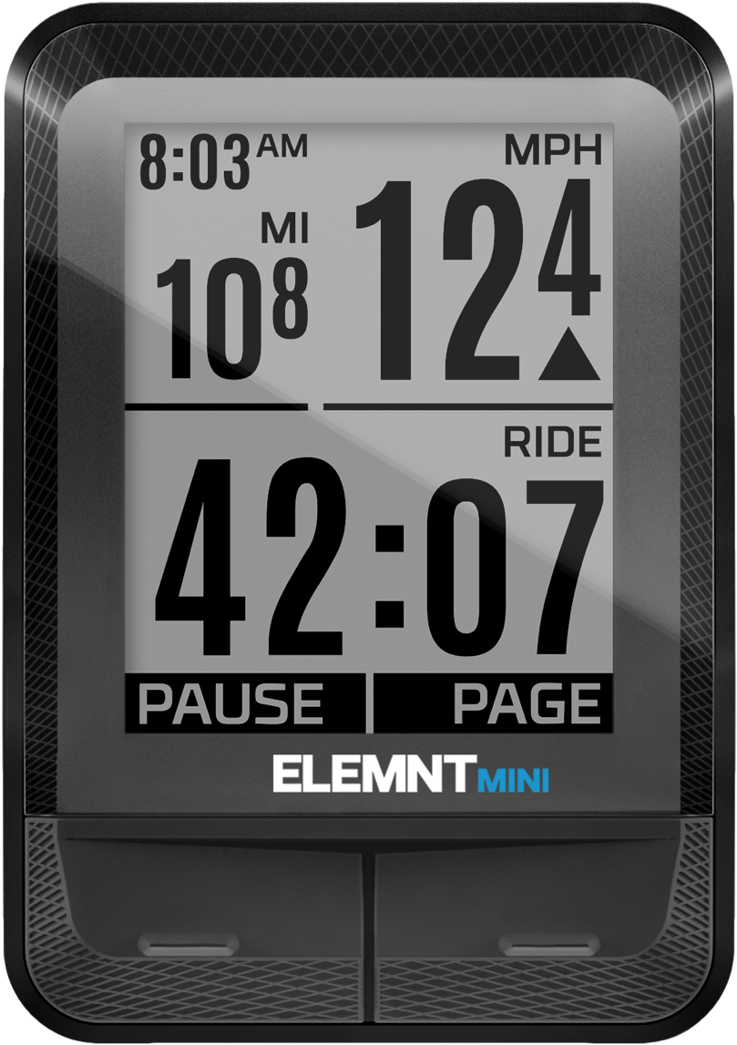 Wahoo Fitness Elemnt Mini - Wahoo Elemnt Mini Bike Computer (1264x1264), Png Download