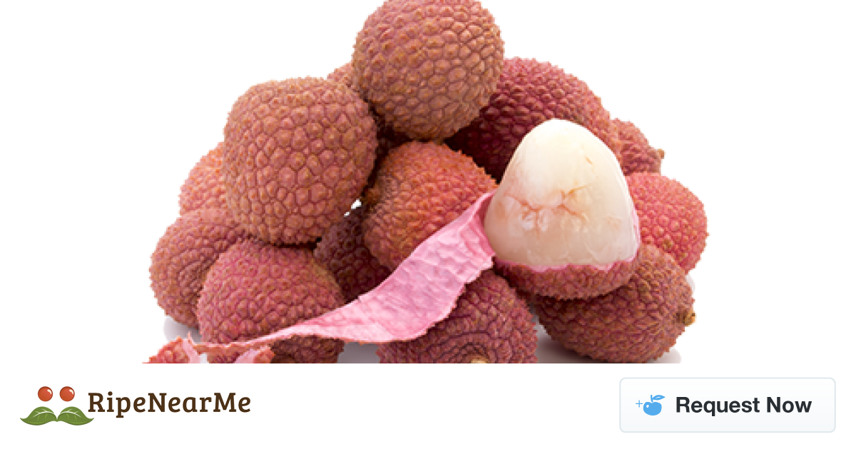 Lychee (1200x630), Png Download