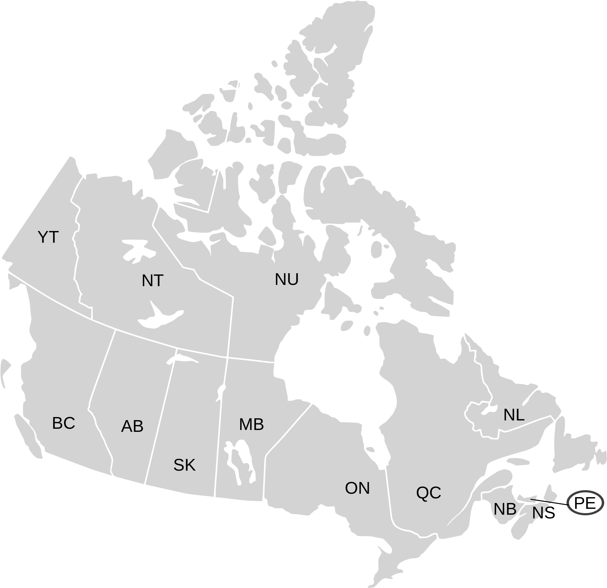 Open - - Map Of Canada Icon (2000x1937), Png Download