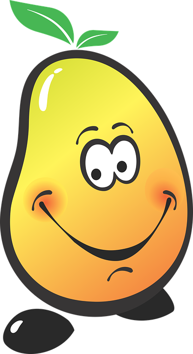 Mango Tree In My Yard - Mango Character (393x720), Png Download