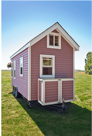 Pink-tiny - Tiny House Movement (750x448), Png Download
