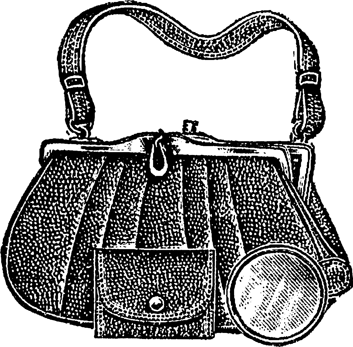 Antique Images Digital Vintage Purse Download Image - Vintage Purse Clip Art (1382x1334), Png Download