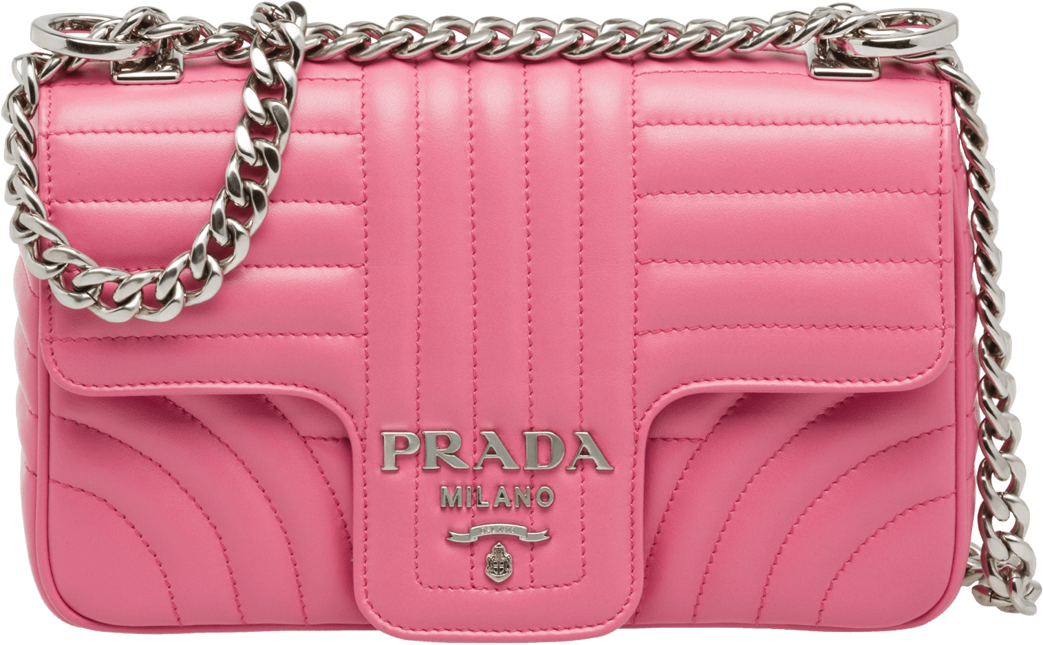 Prada Nero Diagramme Bag (2400x2400), Png Download