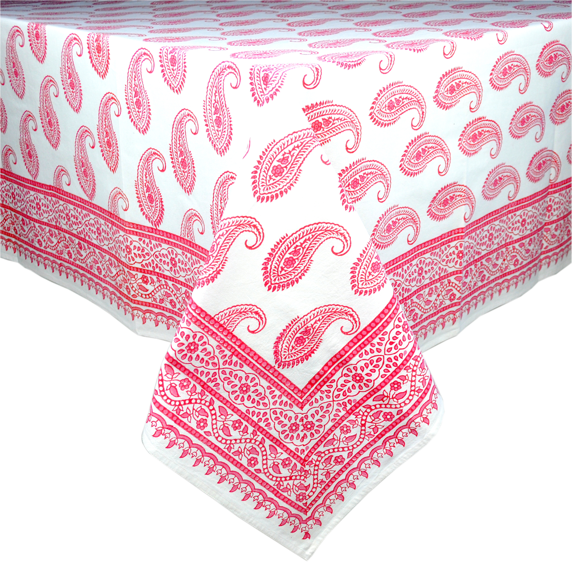 Tablecloth Elise Pink Square - Bed Skirt (2000x2000), Png Download
