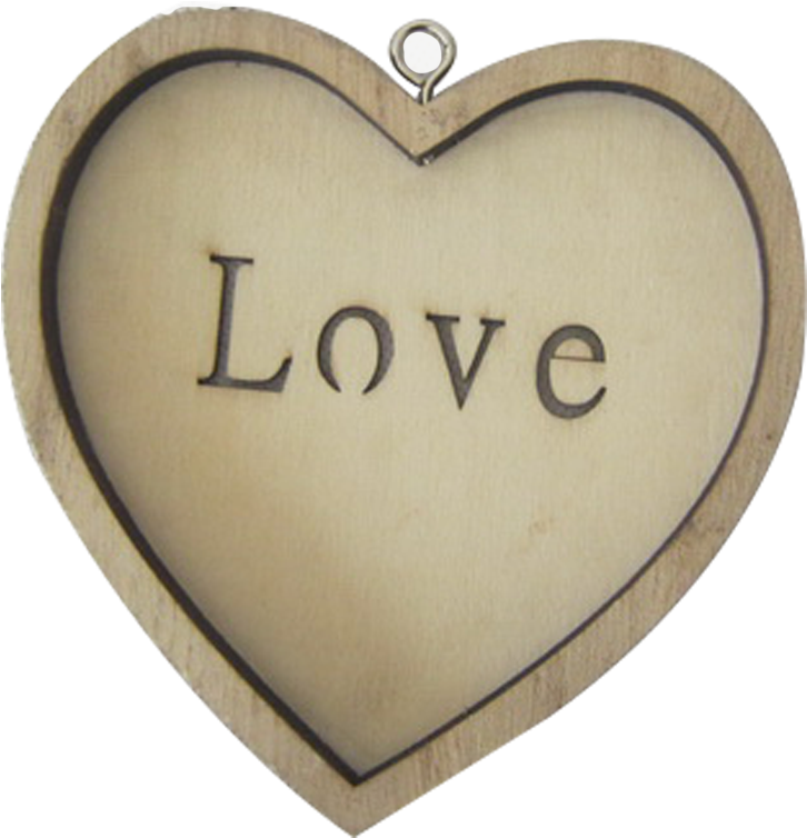 Willow Wreath Decoration With Heart, Willow Wreath - Baguette (800x800), Png Download