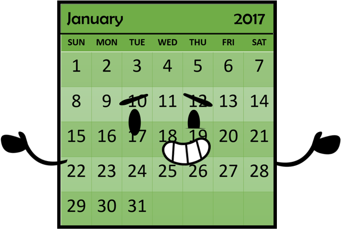 Calendar Pose - Calendar (699x460), Png Download