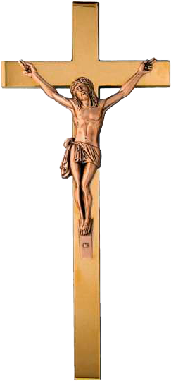 Crucifijo De Bronce Ref - Church Supply Warehouse | Crucifix (325x560), Png Download
