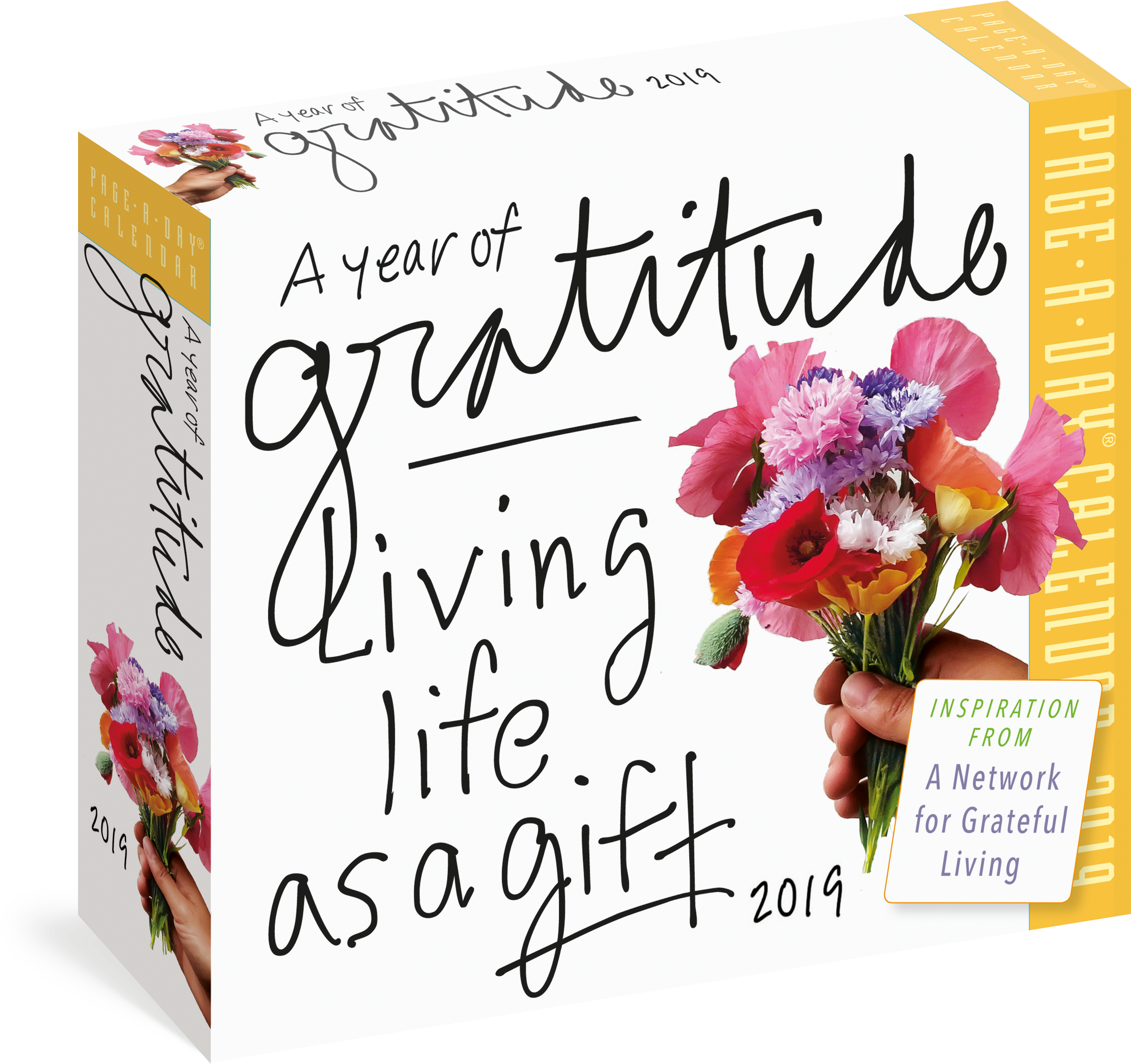 A Year Of Gratitude Page A Day Calendar - Gratitude (3075x2775), Png Download