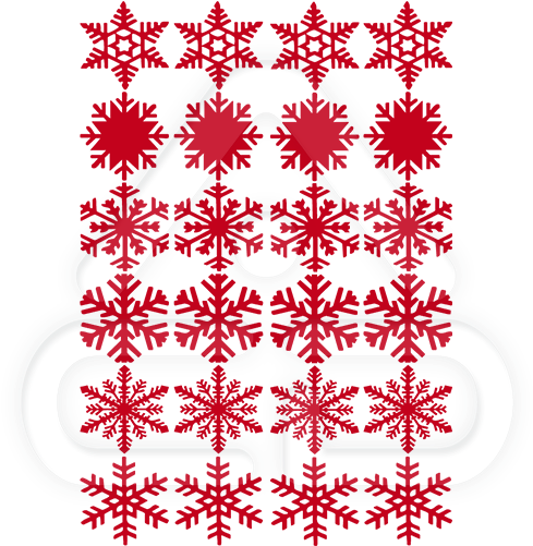 Meant To Be Sent Bright Snowflake Gift Tag, (500x500), Png Download