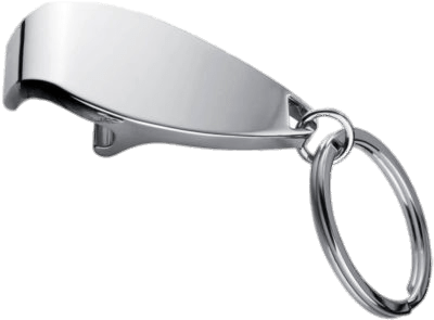 Bottle Opener Key Ring - Luxe Flesopener Met Sleutelhanger ... (400x400), Png Download