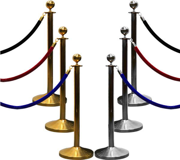 Golden Rope Barricade Transparent (600x600), Png Download